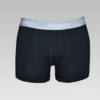 Men's black boxer shorts with 95% cotton and 5% elastane for a perfect blend of comfort and stretch