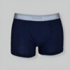 Cotton Boxer shorts Shenineh Boxer Shorts in navy blue with a patterned woven band