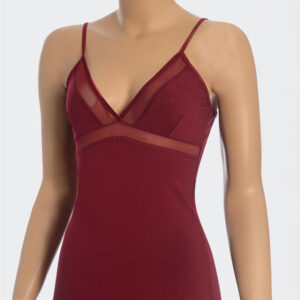 Elegant Camisole, transparent around the breast , Spaghetti straps. 96% Cotton.