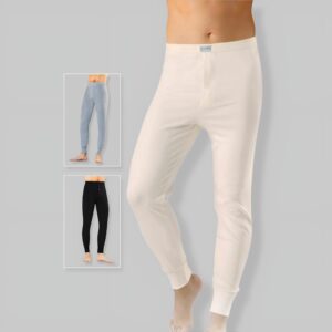 Premium Lange Onderbroek met Gulp | Warmte & Comfort | 100% Katoen